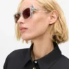 Klobige Logo-Sonnenbrille