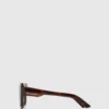 Klobige Logo-Sonnenbrille