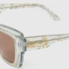 Klobige Logo-Sonnenbrille