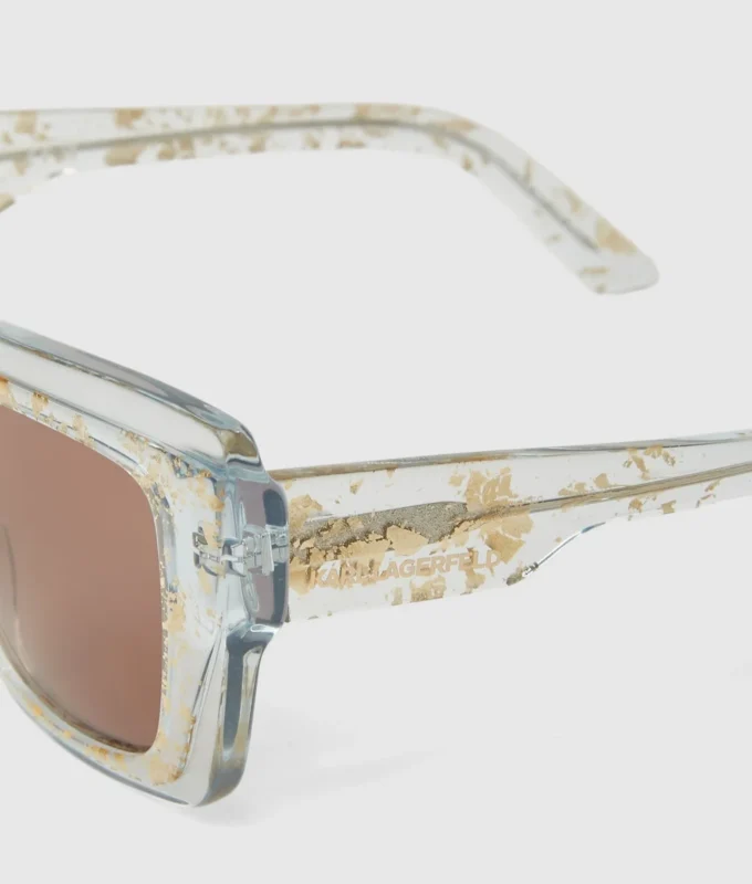 Klobige Logo-Sonnenbrille