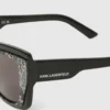 Klobige Logo-Sonnenbrille
