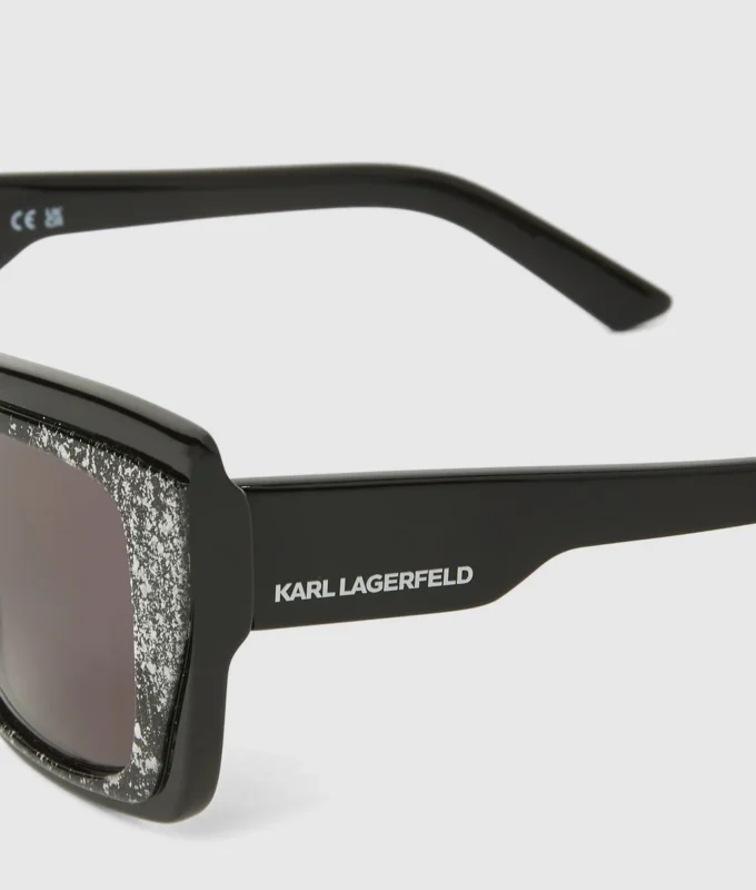 Klobige Logo-Sonnenbrille