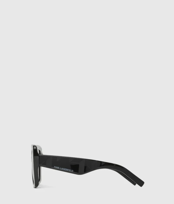 Klobige Logo-Sonnenbrille