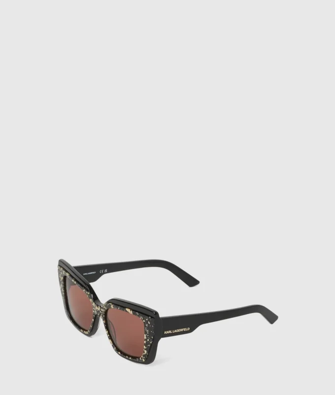 Klobige Logo-Sonnenbrille