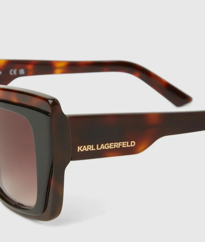 Klobige Logo-Sonnenbrille