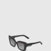 Klobige Logo-Sonnenbrille
