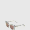 Klobige Logo-Sonnenbrille