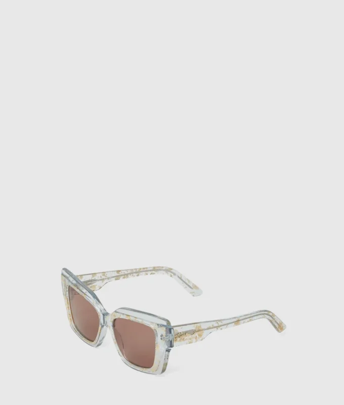 Klobige Logo-Sonnenbrille