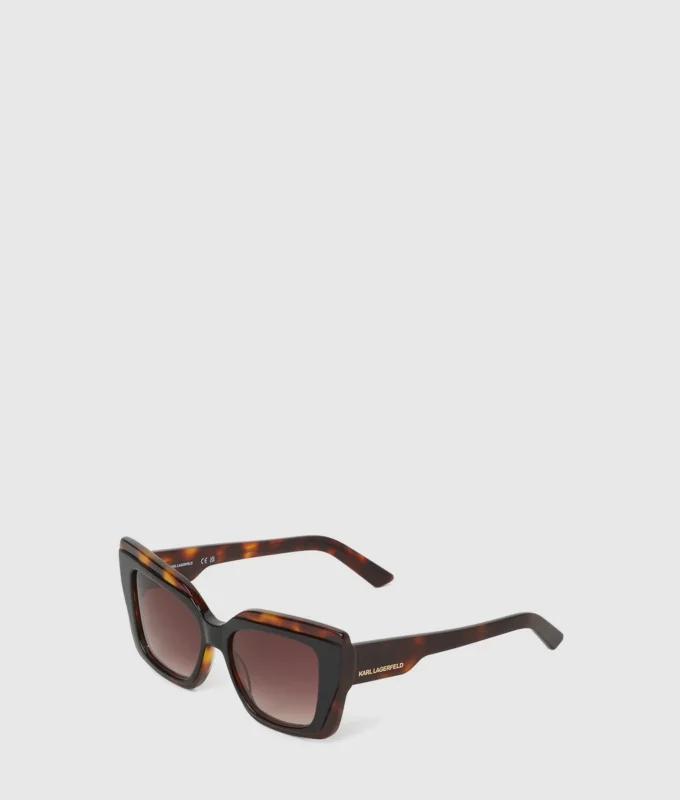 Klobige Logo-Sonnenbrille