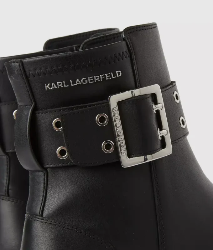 Kreeper-Stiefel mit Keilabsatz in Wadenlänge