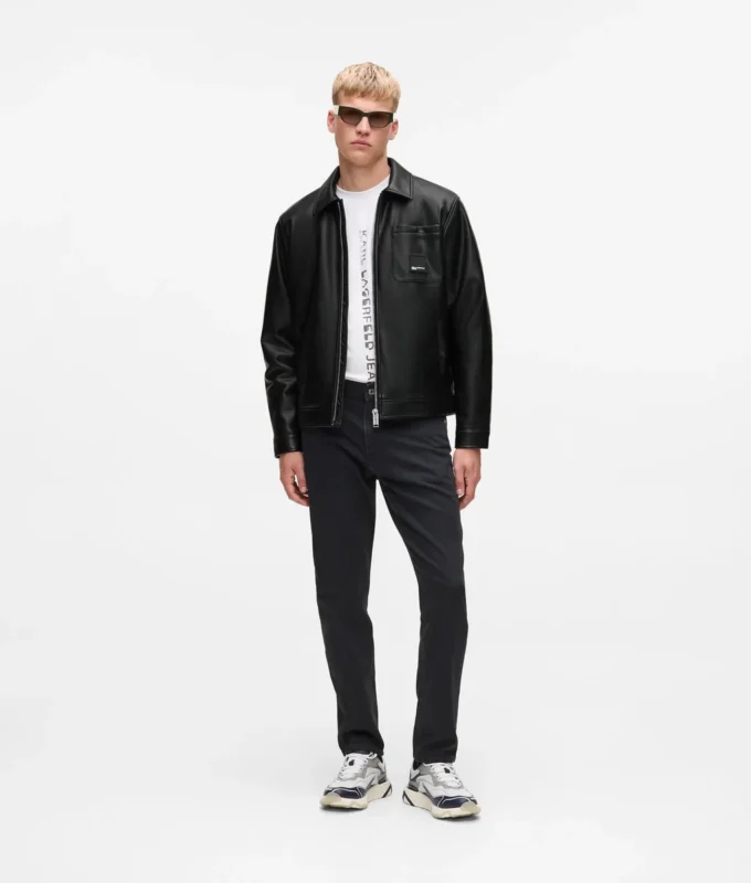 Kunstlederjacke