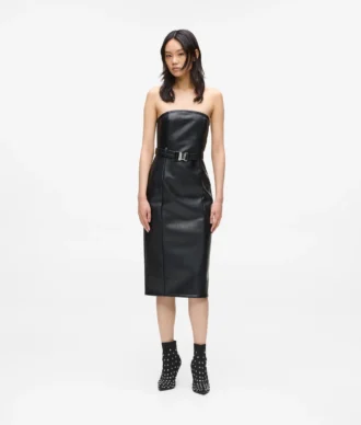 Kunstlederkleid