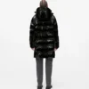 Lange Pufferjacke mit Perlmuttglanz Lange Pufferjacke mit Perlmuttglanz