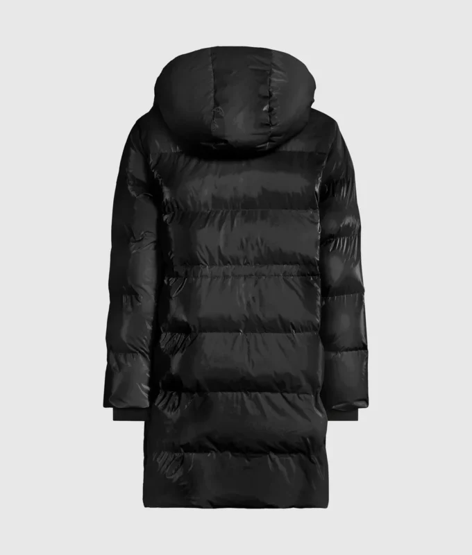 Lange Pufferjacke mit Perlmuttglanz Lange Pufferjacke mit Perlmuttglanz