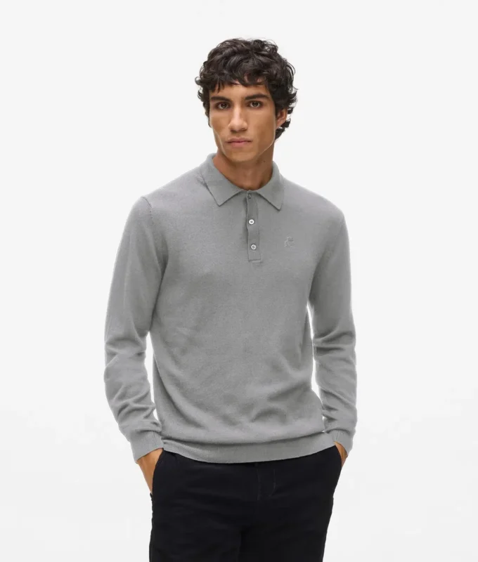 Langärmeliges Poloshirt Langärmeliges Poloshirt