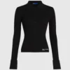 Langärmeliges Strick-Poloshirt Langärmeliges Strick-Poloshirt