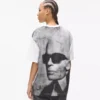 Locker geschnittenes T-Shirt mit Karl-Print Locker geschnittenes T-Shirt mit Karl-Print