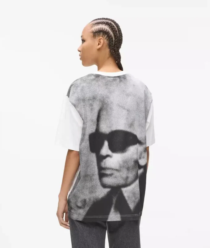 Locker geschnittenes T-Shirt mit Karl-Print Locker geschnittenes T-Shirt mit Karl-Print
