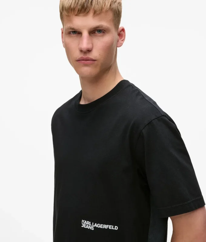 Locker geschnittenes T-Shirt mit Karl-Print Locker geschnittenes T-Shirt mit Karl-Print