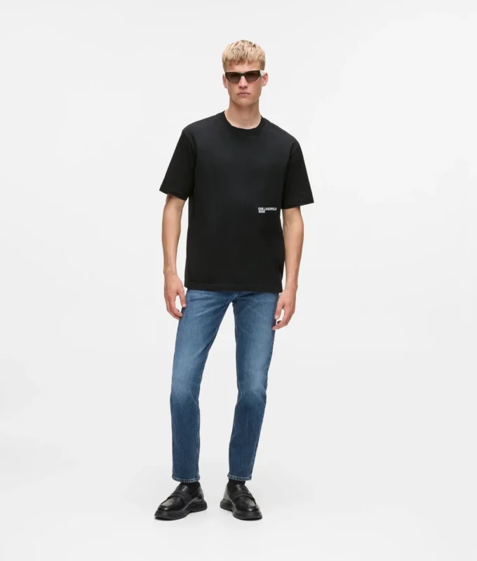 Locker geschnittenes T-Shirt mit Karl-Print Locker geschnittenes T-Shirt mit Karl-Print