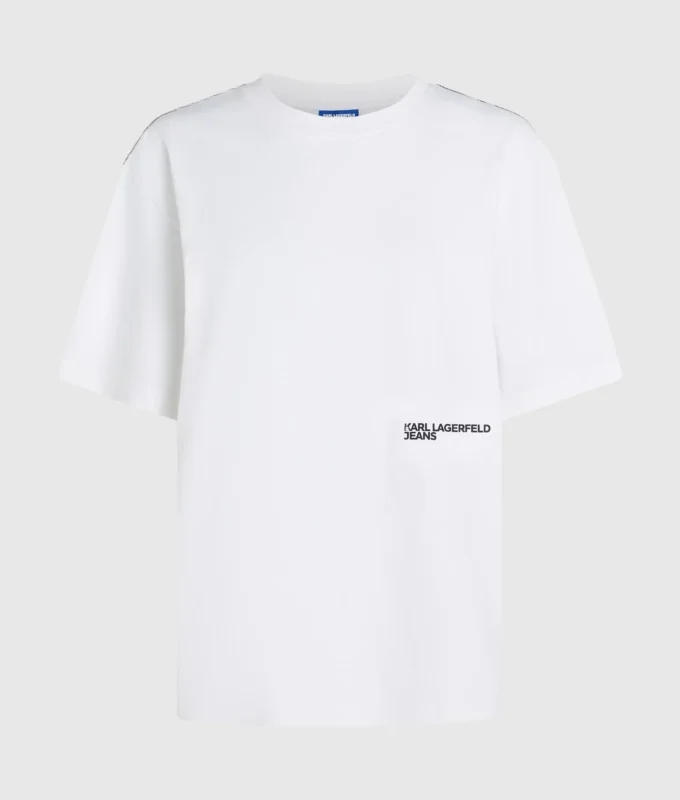 Locker geschnittenes T-Shirt mit Karl-Print Locker geschnittenes T-Shirt mit Karl-Print