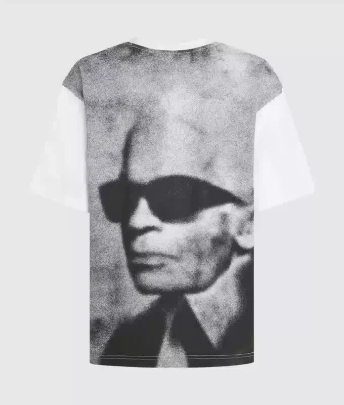 Locker geschnittenes T-Shirt mit Karl-Print Locker geschnittenes T-Shirt mit Karl-Print
