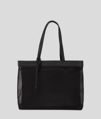 LOGO MESH BEACH TOTE BAG