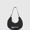 Logo-Nylon-Umhängetasche mit Mondmotiv Logo-Nylon-Umhängetasche mit Mondmotiv