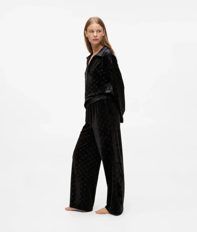 Lounge-Jogginghose mit Monogramm Lounge-Jogginghose mit Monogramm