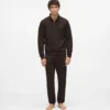 Loungewear-Sweatshirt mit Wappen