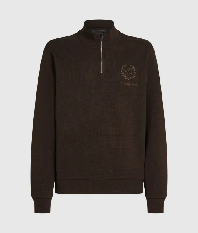 Loungewear-Sweatshirt mit Wappen