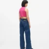 Lässige Jeans mit mittlerer Leibhöhe und Used-Look Lässige Jeans mit mittlerer Leibhöhe und Used-Look
