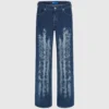 Lässige Jeans mit mittlerer Leibhöhe und Used-Look Lässige Jeans mit mittlerer Leibhöhe und Used-Look