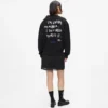 Lässiges Sweatshirt mit Karl-Zitat