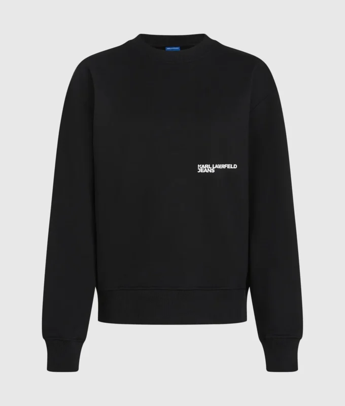 Lässiges Sweatshirt mit Karl-Zitat