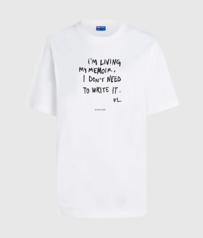 Lässiges T-Shirt mit Karl-Zitat Lässiges T-Shirt mit Karl-Zitat