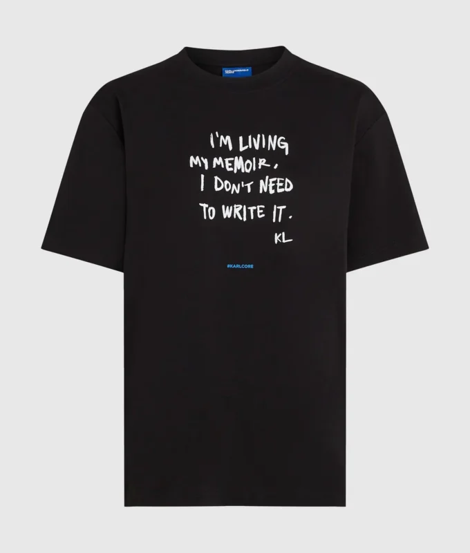 Lässiges T-Shirt mit Karl-Zitat Lässiges T-Shirt mit Karl-Zitat