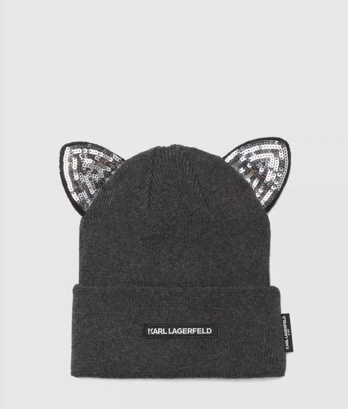 Mädchen-Beanie mit Ikon Choupette Mädchen-Beanie mit Ikon Choupette
