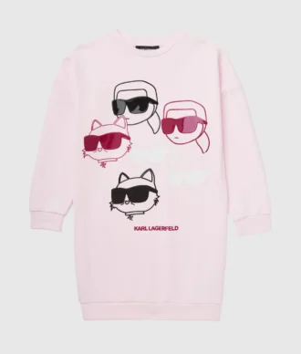 Mädchen-Sweatshirtkleid Ikon