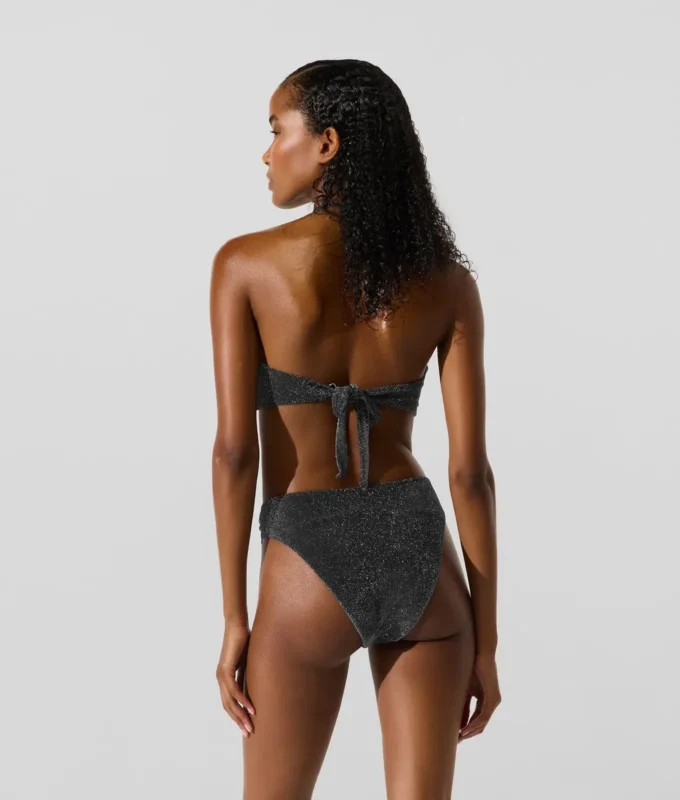 Metallic-Bandeau-Bikini-Oberteil Metallic-Bandeau-Bikini-Oberteil