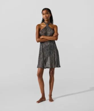 Metallisches Strandkleid