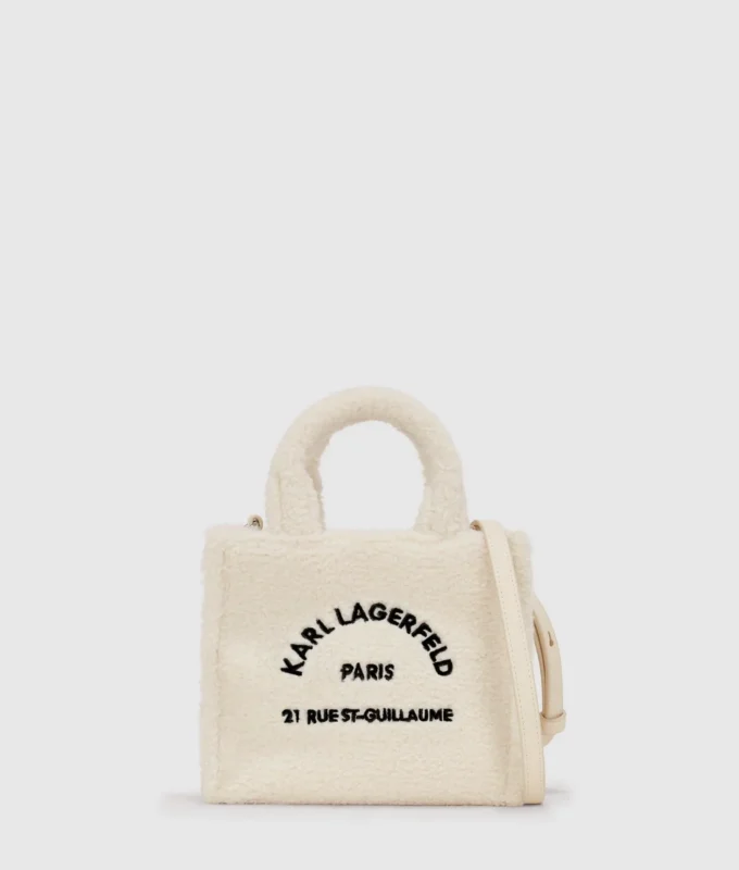 Mini-Tasche aus Lammfellimitat von Rue St-Guillaume Mini-Tasche aus Lammfellimitat von Rue St-Guillaume