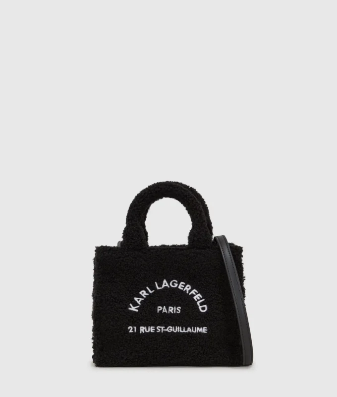 Mini-Tasche aus Lammfellimitat von Rue St-Guillaume Mini-Tasche aus Lammfellimitat von Rue St-Guillaume