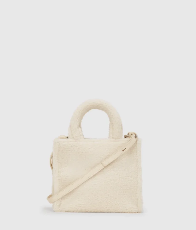 Mini-Tasche aus Lammfellimitat von Rue St-Guillaume Mini-Tasche aus Lammfellimitat von Rue St-Guillaume