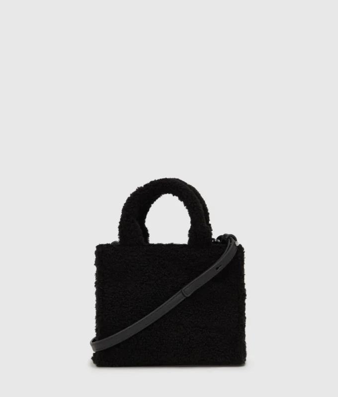 Mini-Tasche aus Lammfellimitat von Rue St-Guillaume Mini-Tasche aus Lammfellimitat von Rue St-Guillaume