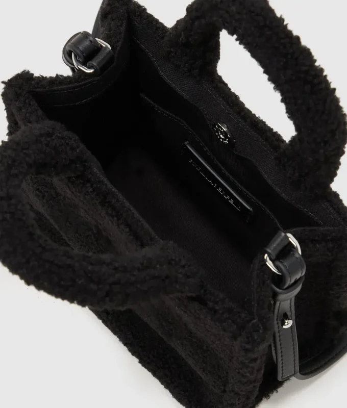 Mini-Tasche aus Lammfellimitat von Rue St-Guillaume Mini-Tasche aus Lammfellimitat von Rue St-Guillaume