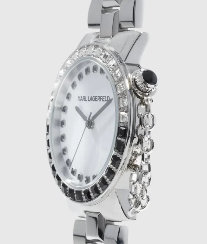 MIT KRISTALLEN VERZIERTE UHR
