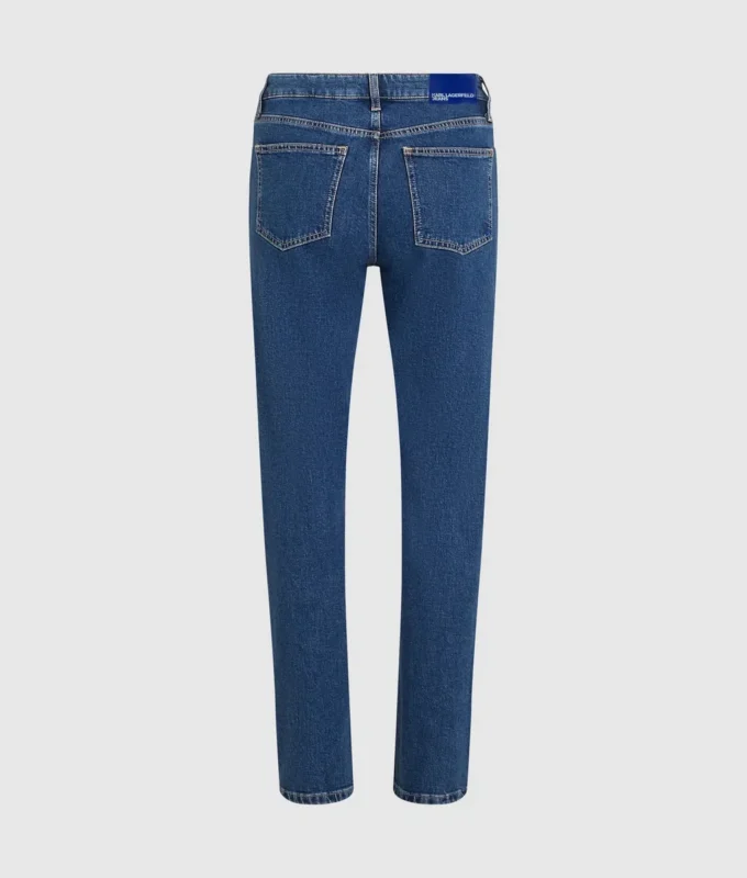 Mom-Jeans mit Nieten