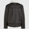Monogramm-Lammfelljacke
