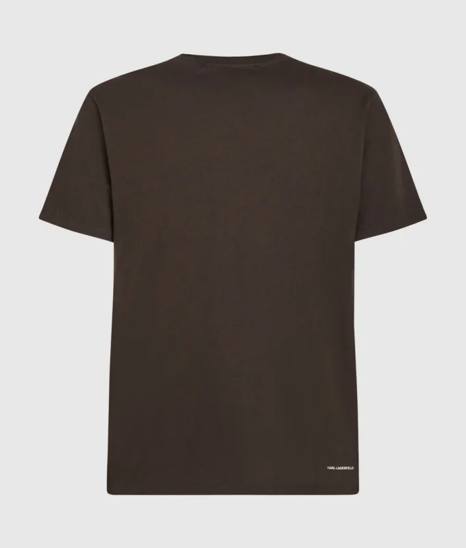 MONOGRAMM-T-SHIRT AUS WOLLMISCHUNG MONOGRAMM-T-SHIRT AUS WOLLMISCHUNG